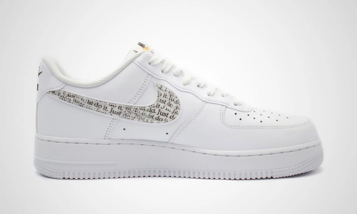 Nike Air Force 1 07 LV8 Just Do It White BQ5361-100 | Dead Stock