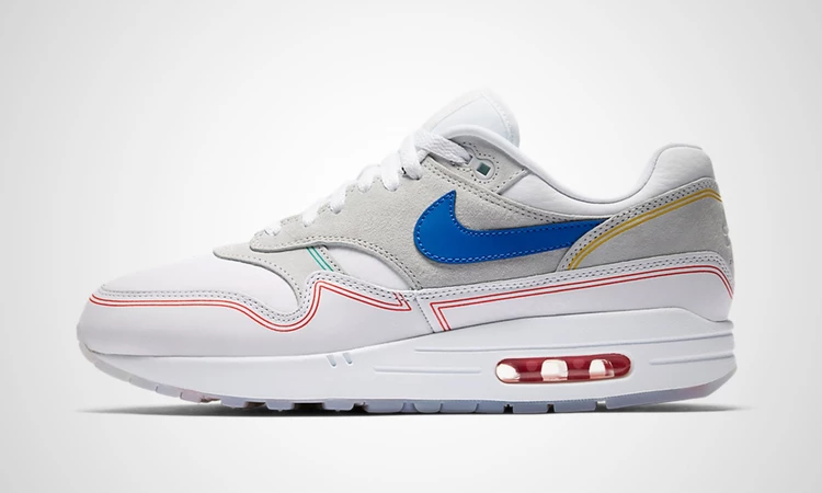 Nike Air Max 1 Centre Pompidou White