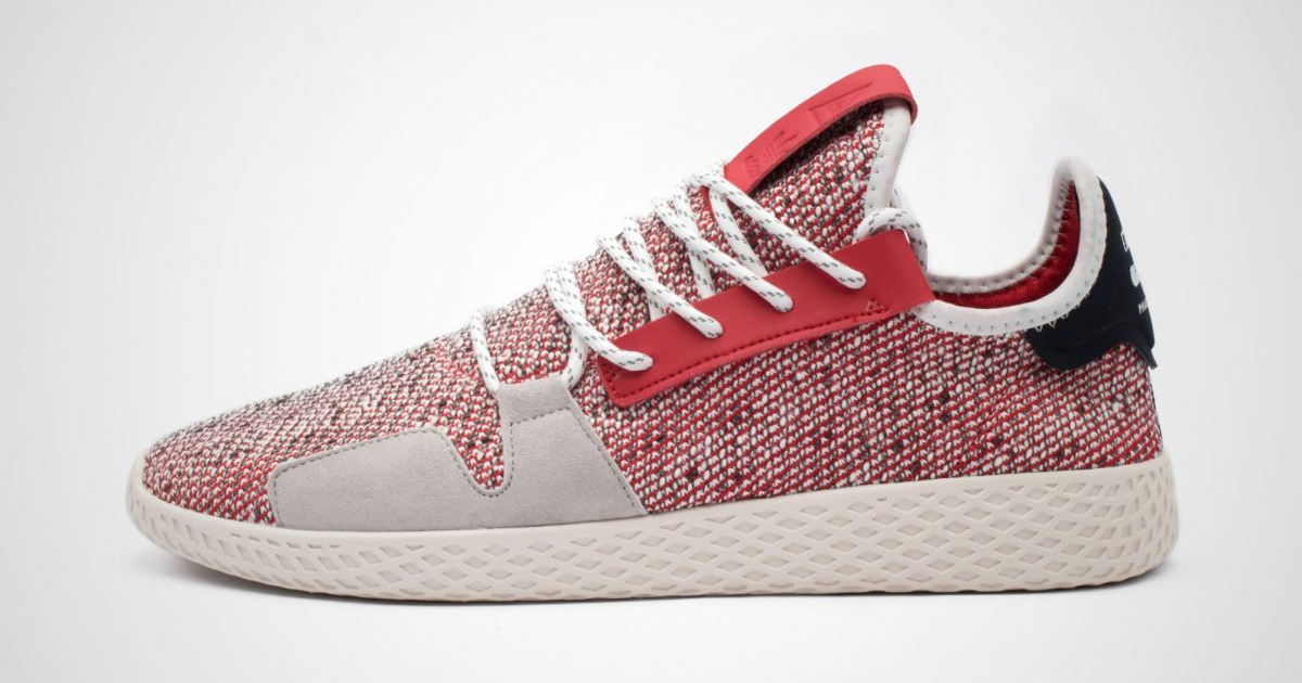 Pharrell Williams x adidas Afro Tennis HU V2 Red BB9542 | Dead Stock