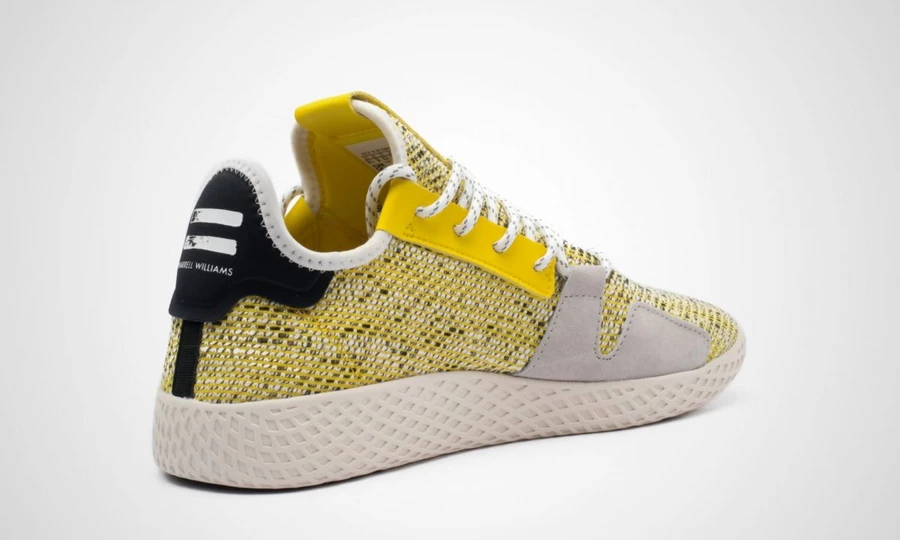 Pharrell Williams x adidas Afro Tennis HU V2 Yellow BB9543 Dead