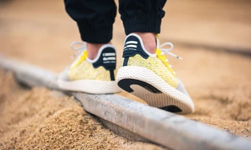 Pharrell Williams x adidas Afro Tennis HU V2 Yellow