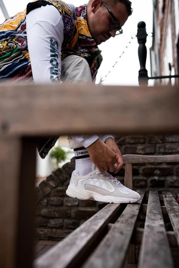 adidas Yung-1 Cloud White - on feet