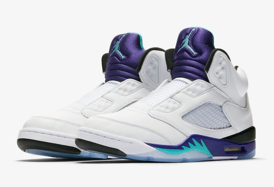 Nike Air Jordan 5 Retro NRG Grape Fresh Prince AV3919 135 Dead Stock