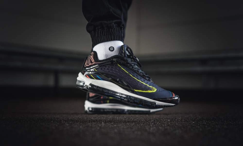 Air max deluxe black midnight navy on sale