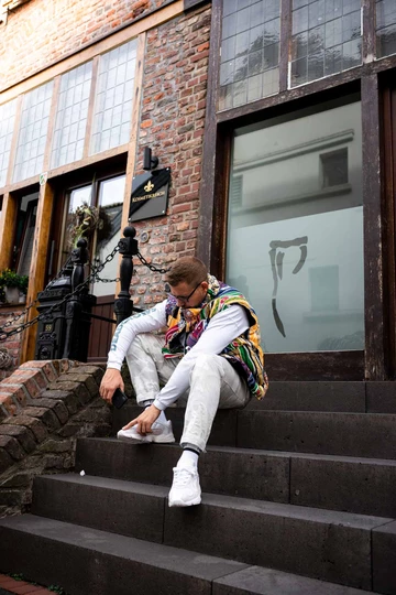 adidas Yung-1 Cloud White - on feet