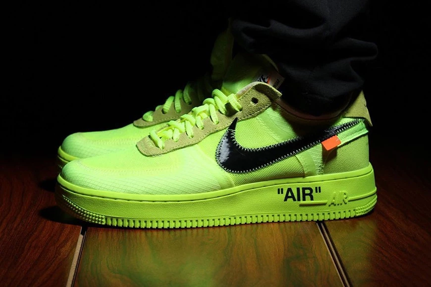 OFF-WHITE x Nike Air Force 1 Volt - First Look