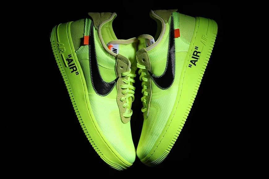 OFF-WHITE x Nike Air Force 1 Volt - First Look