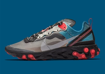 Nike React Element 87 Solar Red