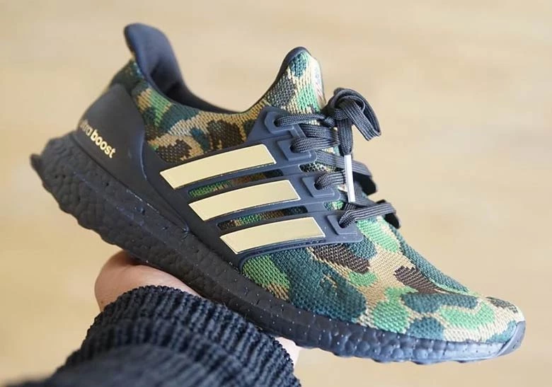 Adidas ultra boost bape camo hotsell