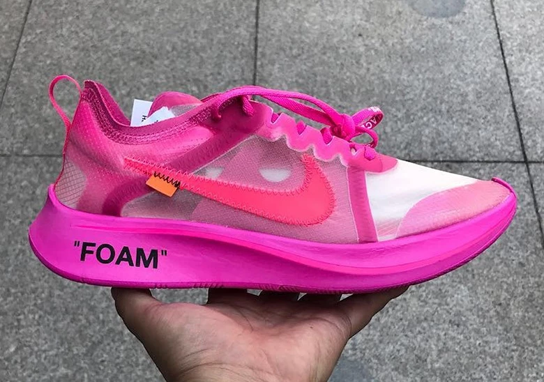 OFF-WHITE x Nike Zoom Fly The Ten Pink Dead Stock