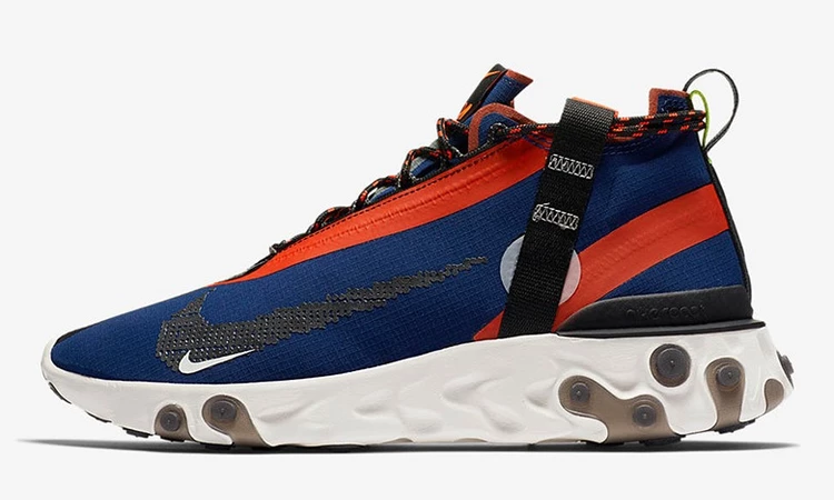 Nike React Runner Mid WR ISPA Orange Phantom AT3143 400 Dead Stock