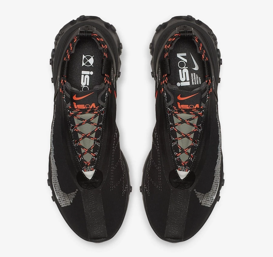 Nike React Runner Mid WR ISPA Black At3143 001 Dead Stock