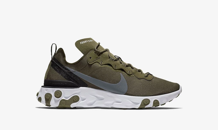 Nike React Element 55 Medium Olive