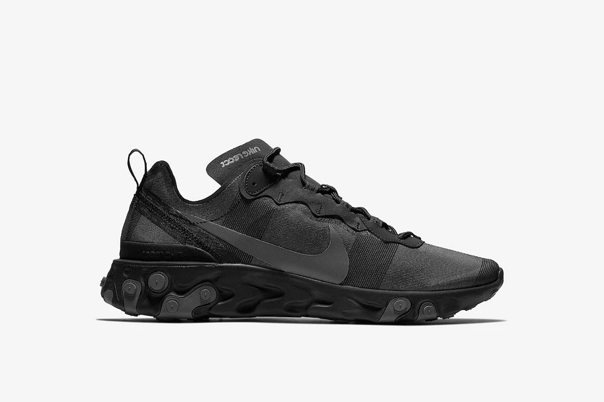 Nike React Element 55 Medium Black Dead Stock