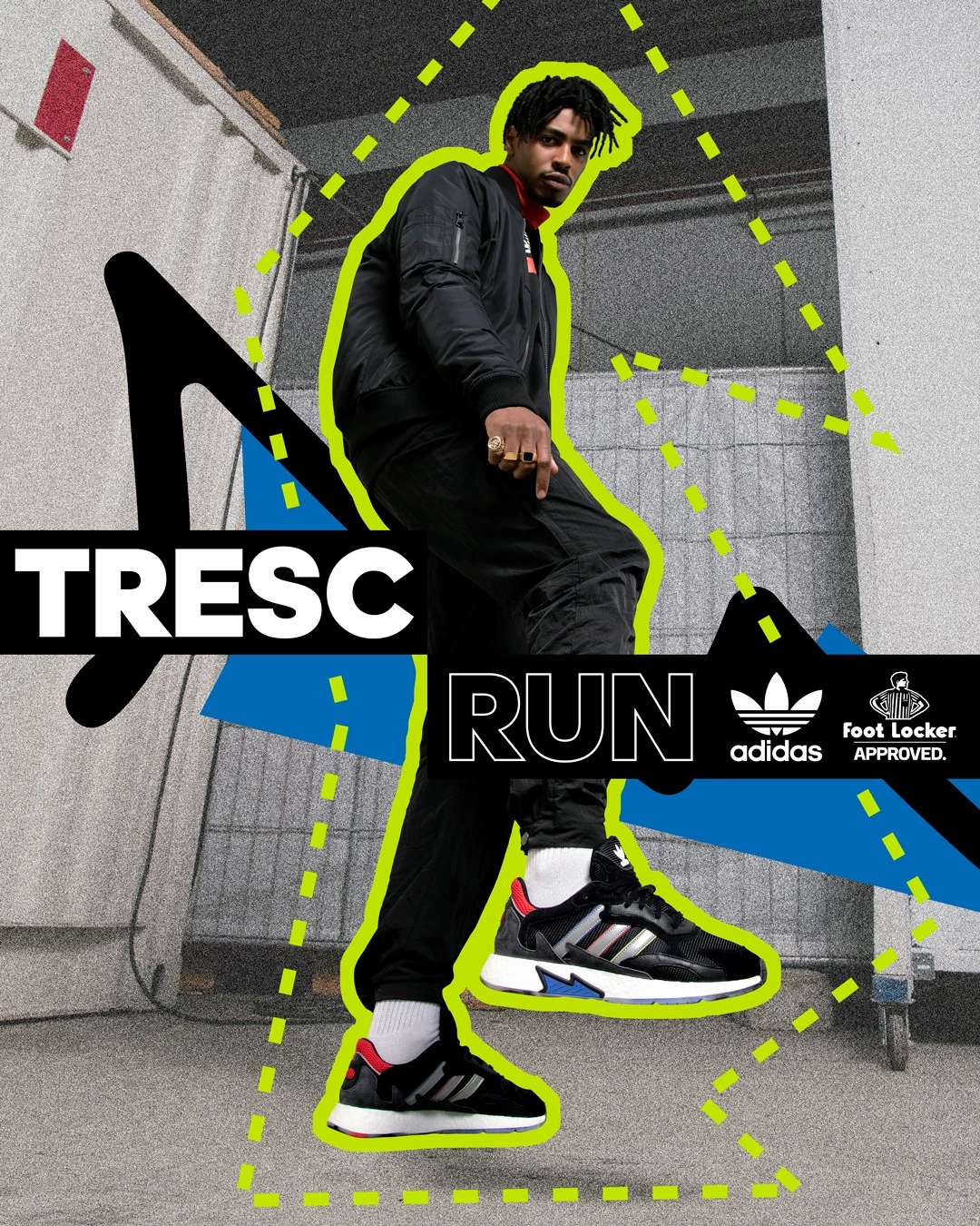 Foot locker adidas tresc run online