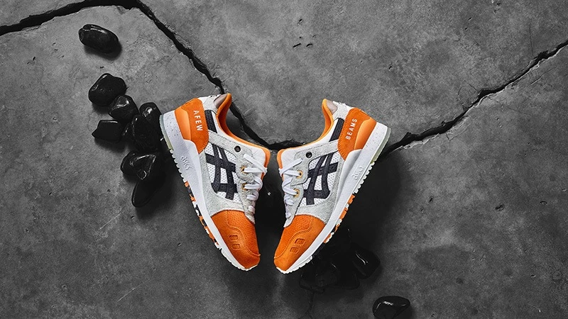 靴 ASICS BEAMS AFEW GEL-LYTE 3 ORANGE KOI Afew x Beams Asics Gel-Lyte III Orange Koi 1191A119-800 | Dead Stock