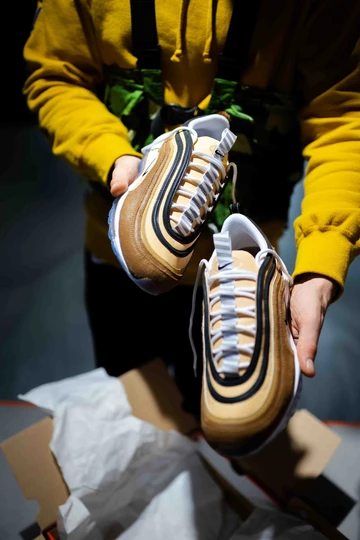 Nike Air Max 97 Shipping Box Gold