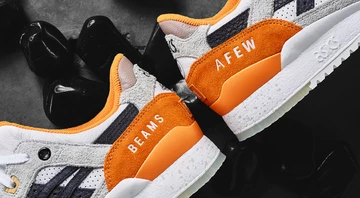 Afew x Beams Asics Gel-Lyte III Orange Koi