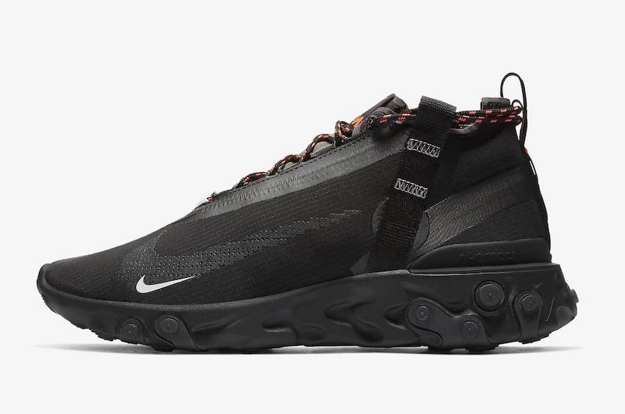Nike React Runner Mid WR ISPA Black At3143-001 | Dead Stock