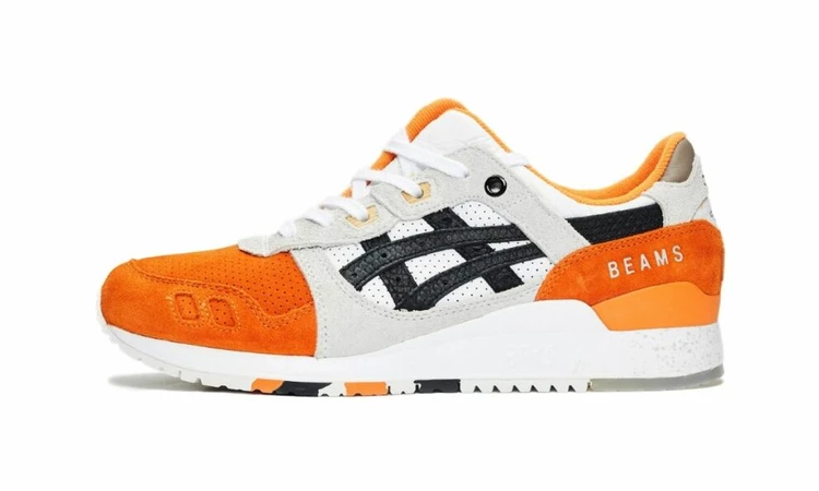 Afew x Beams Asics Gel-Lyte III Orange Koi