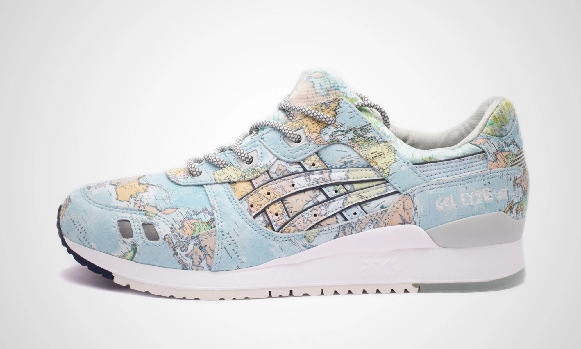ASICSTIGER x Atmos Gel Lyte III Worldmap | Dead Stock