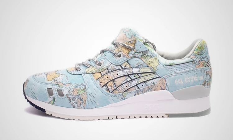 ASICSTIGER x Atmos Gel Lyte III Worldmap