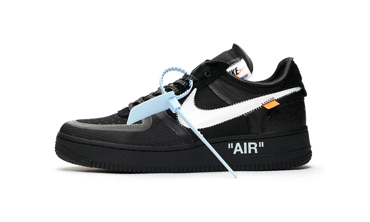 OFF WHITE Nike Air Force 1 Black AO4606 001 Dead Stock