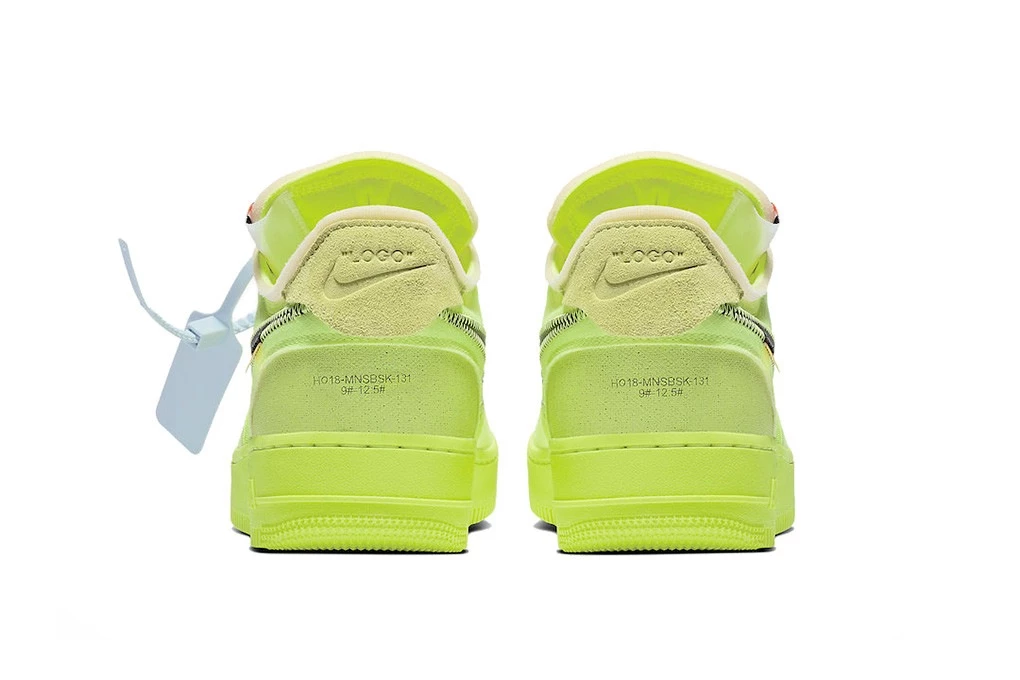 Off White x Nike Air Force 1 Low Volt AO4606 700 Dead Stock