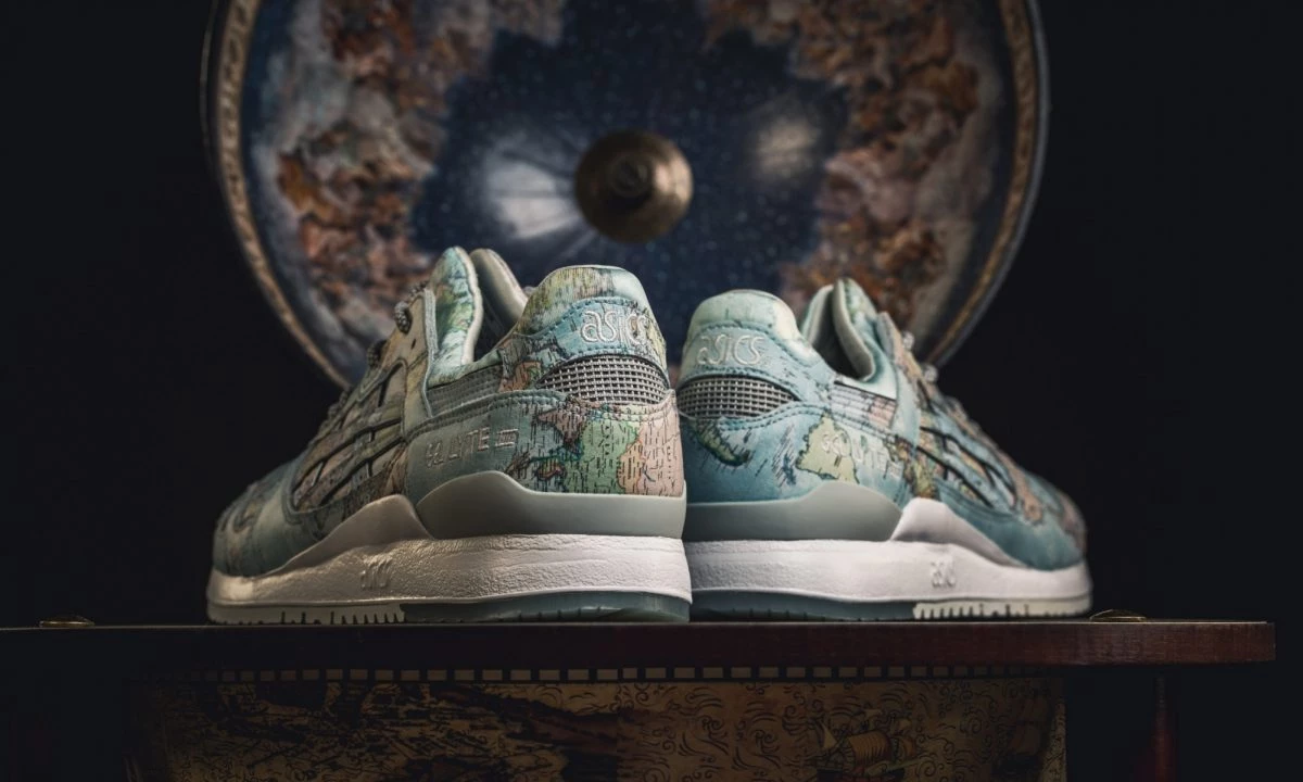 ASICSTIGER x Atmos Gel Lyte III Worldmap Dead Stock