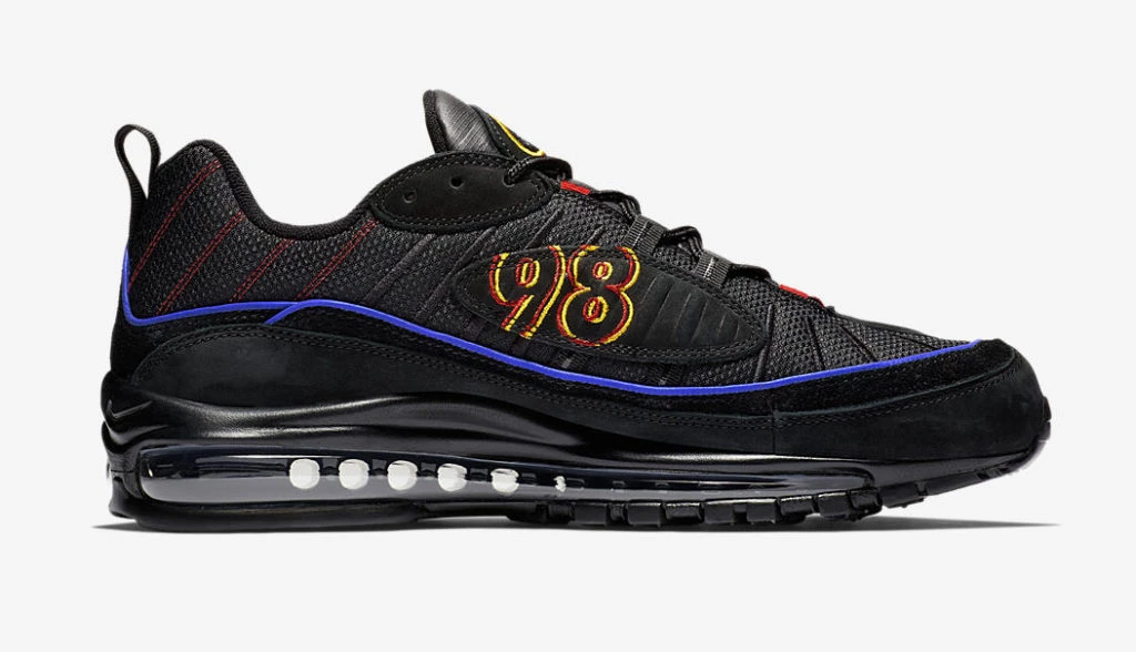 Nike Air Max 98 Black Amarillo Dead Stock