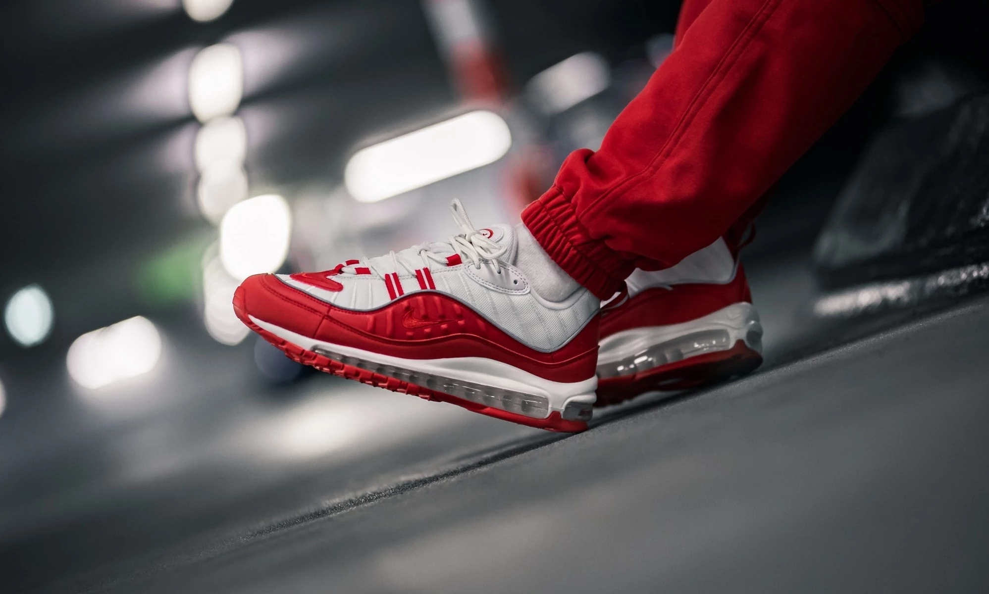 Air max 98 all red online