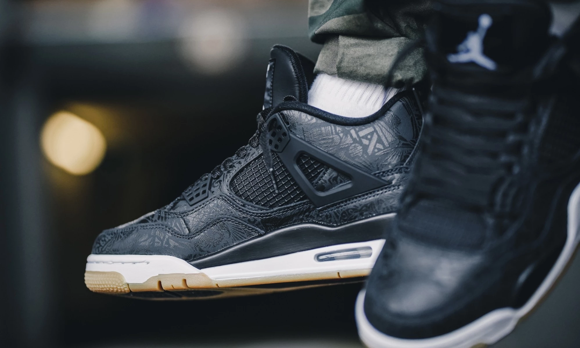 Black gum retro 4 sales