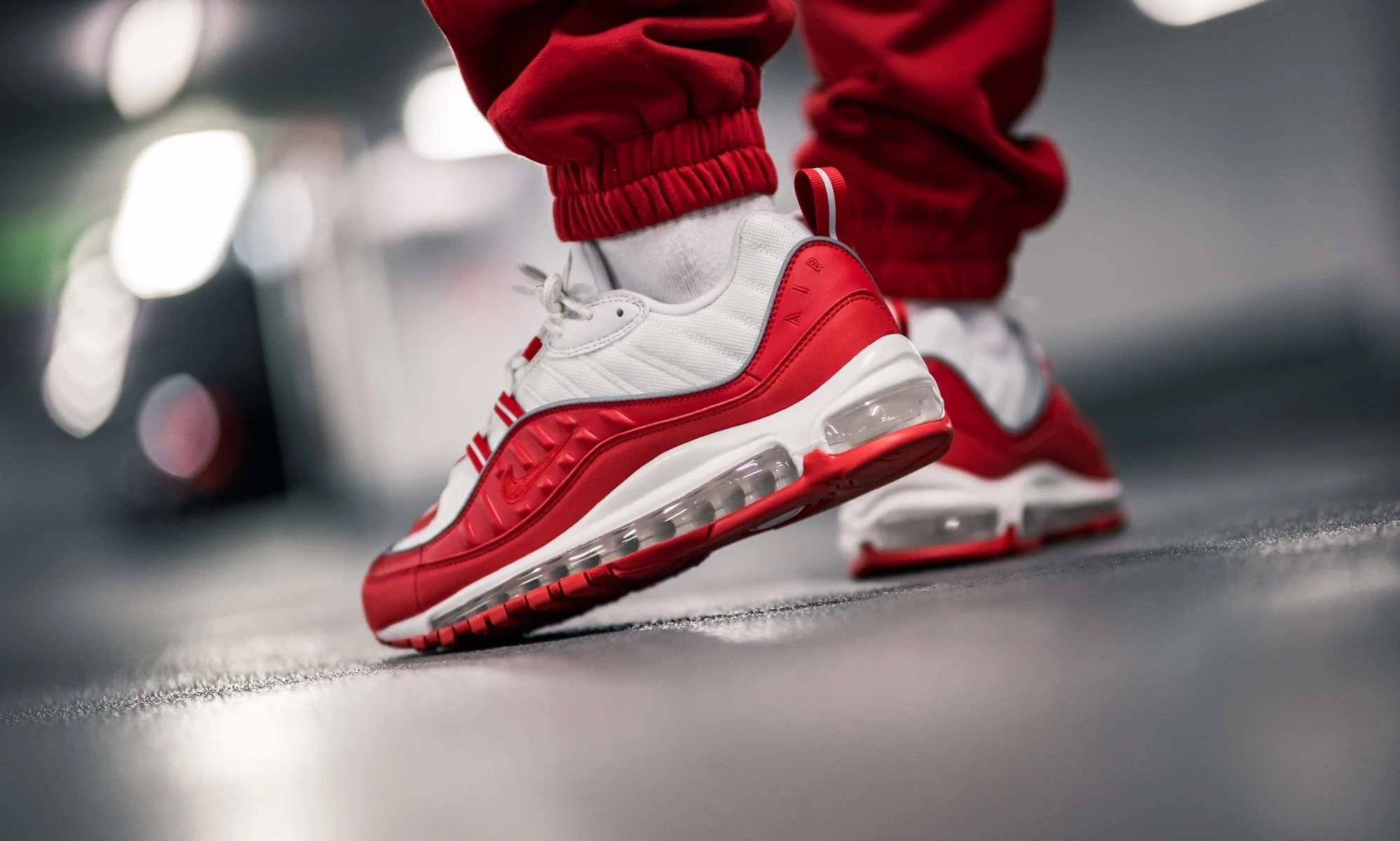 Nike Air Max 98 University Red 640744 602 Dead Stock