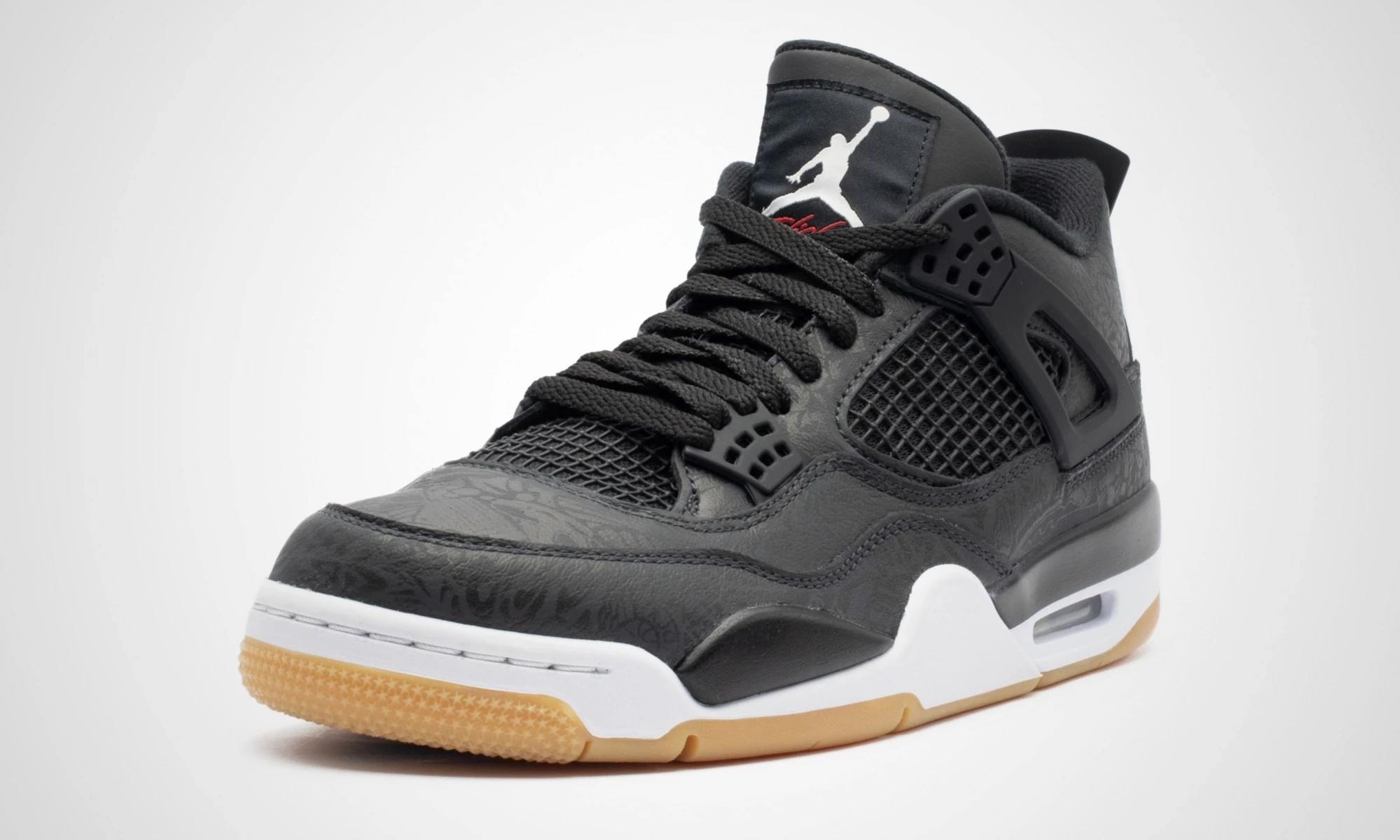 Black laser jordan 4 online