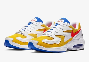 Nike Air Max 2 University Gold/Flash Crimson
