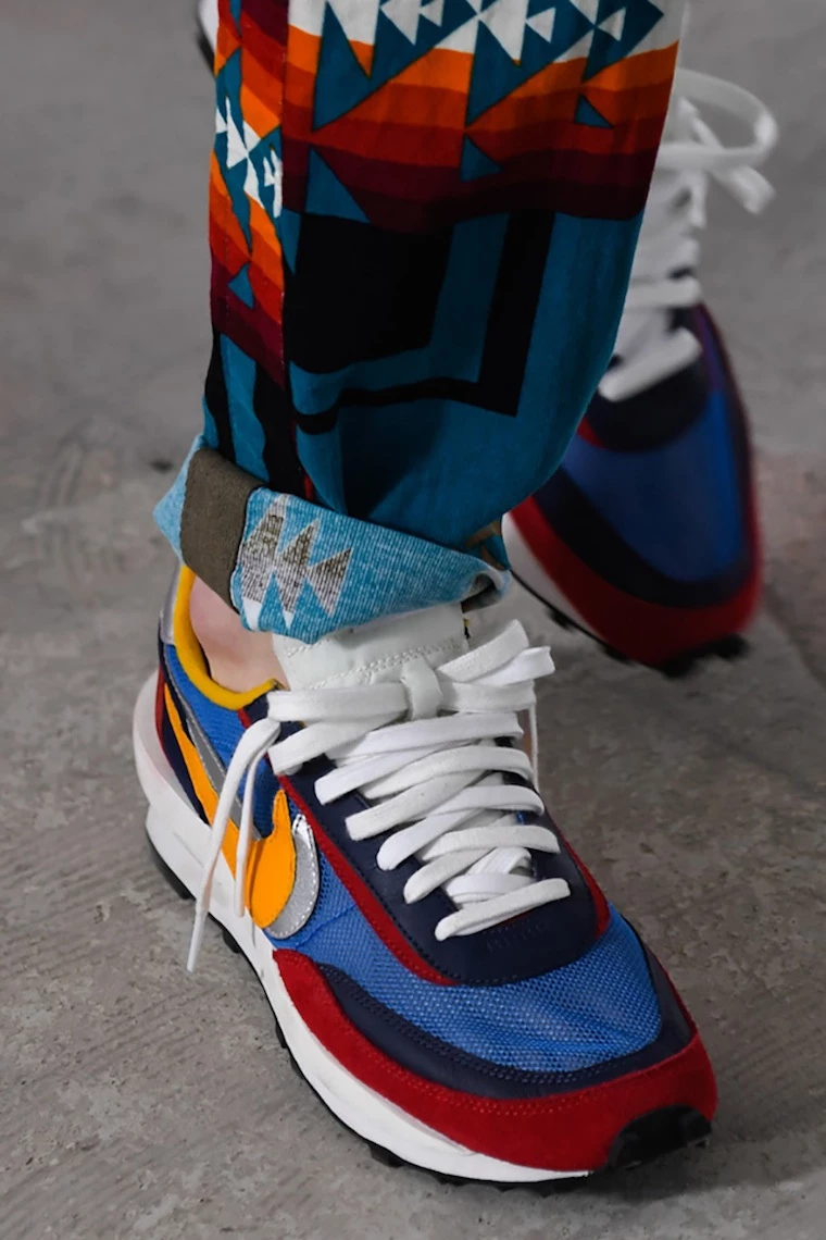 Sacai x Nike LDV Waffle Blue Red | Dead Stock