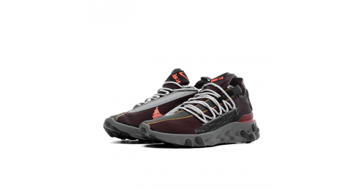 nike ispa react low velvet brown