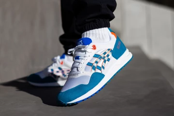 Asicstiger Gel-Saga Tiger White Teal
