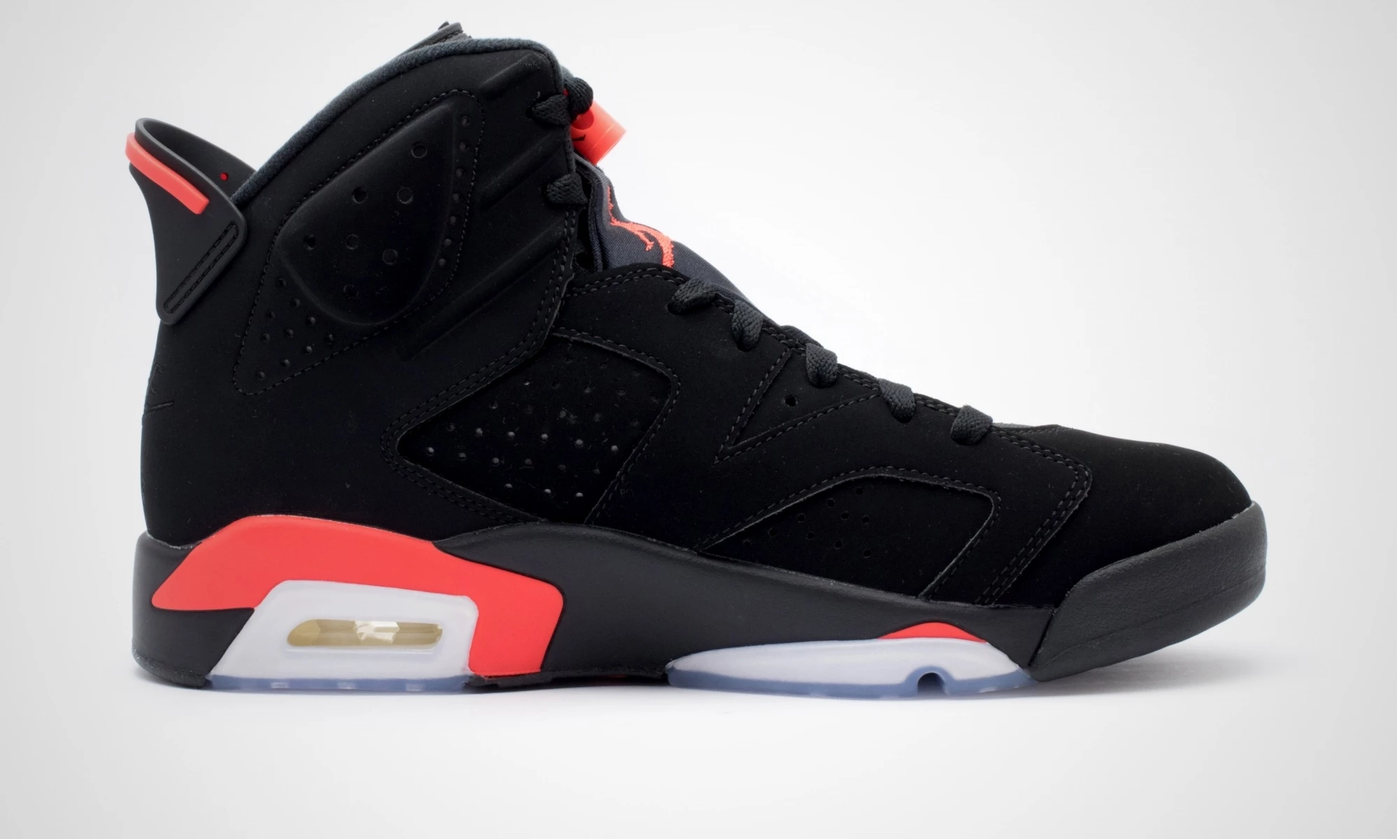 Black and red jordan 6s on sale