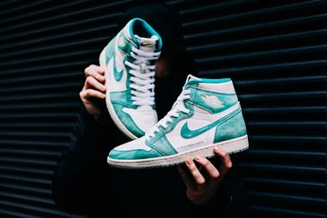 Nike Air Jordan 1 Turbo Green - die besten on-feet Bilder