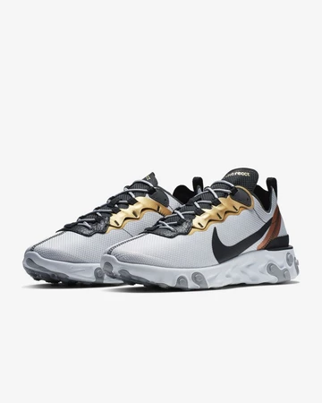 React Element 55 Pure Platinum / Black