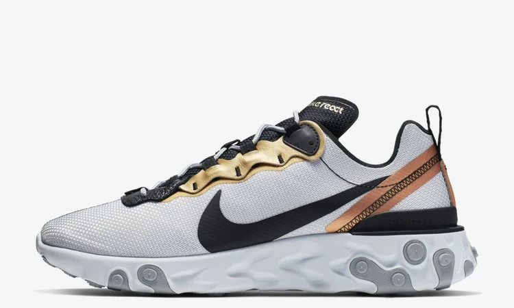 React Element 55 Pure Platinum / Black