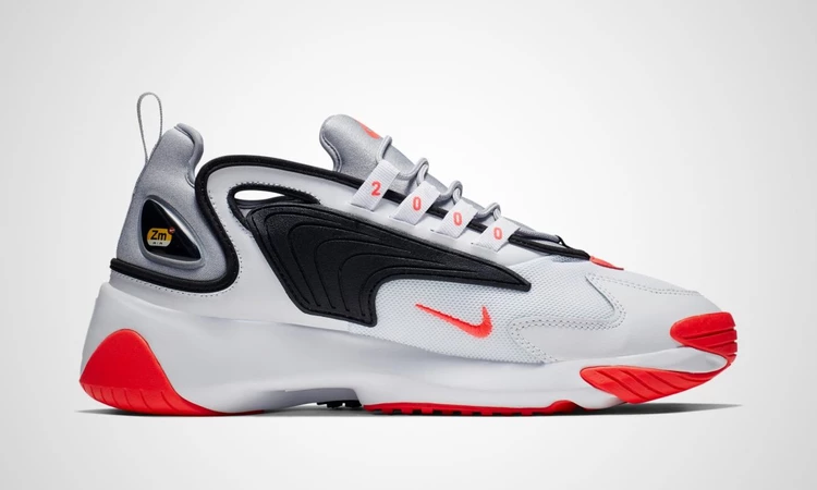 Nike zoom 2k white/ infrared 23-wolf grey-black best sale