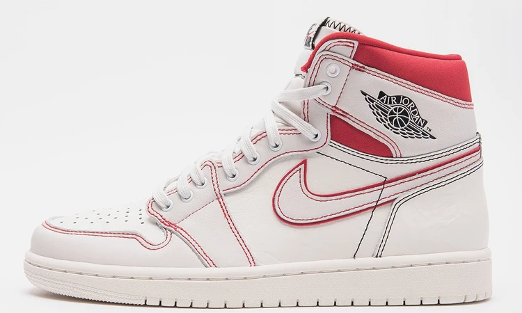 Nike Air Jordan 1 OG Sail Red 555088 160 Dead Stock