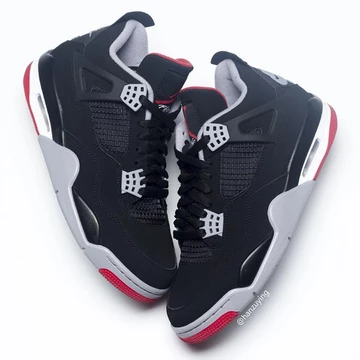 First Look - Nike Air Jordan 4 Bred 2019