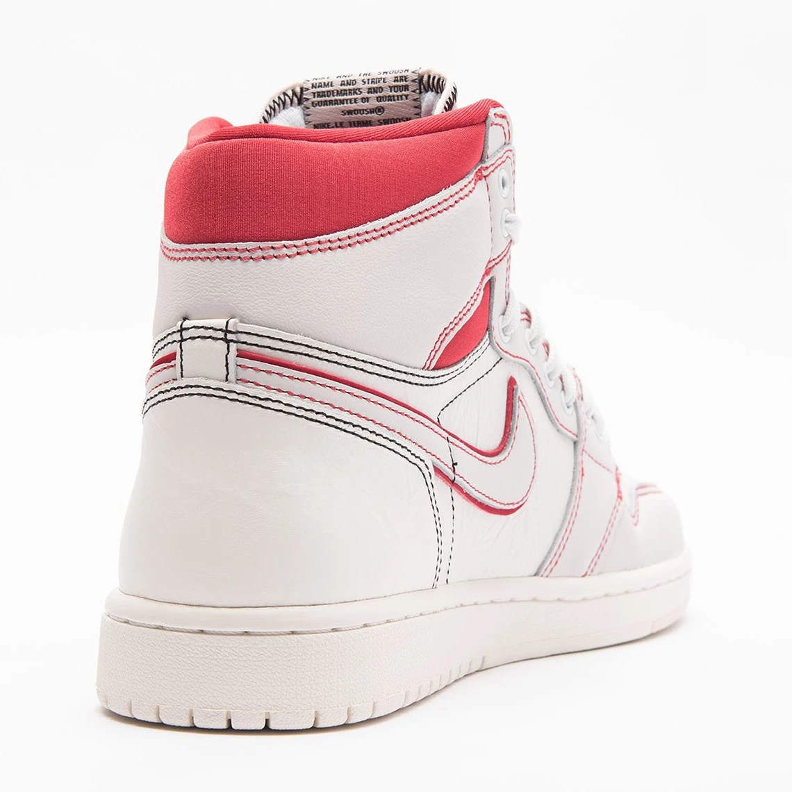 Nike Air Jordan 1 OG Sail Red 555088 160 Dead Stock