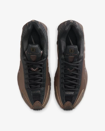 Nike Shox R4 Off Noir von oben