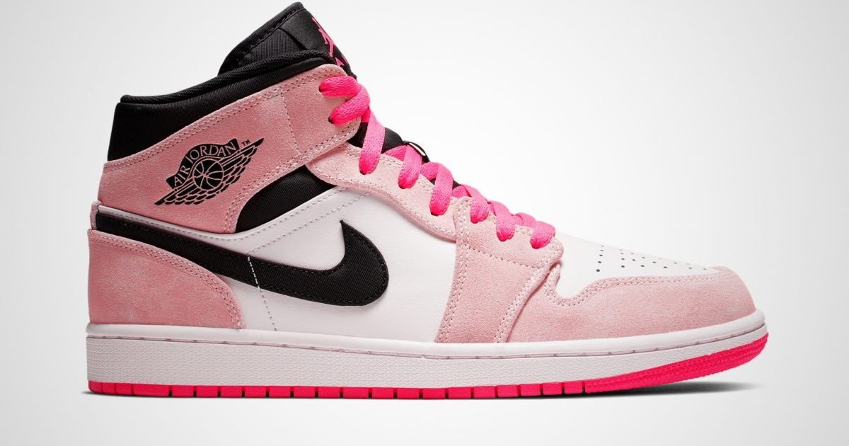 NIKE　AIR JORDAN 1 MID SE　hyper  Air Jordan 1 Mid SE Men's Shoes. Nike ID