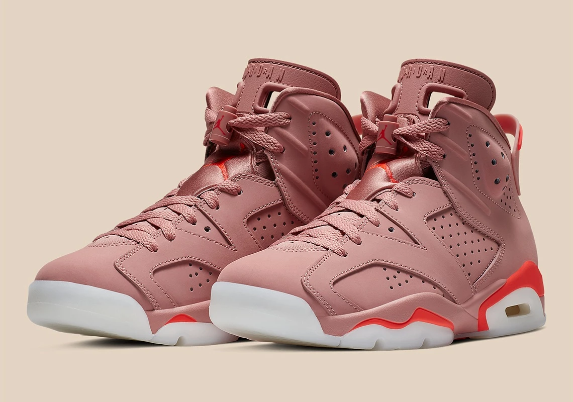 Aleali May x Nike Air Jordan 6 Retro NRG Millennial Pink WMNS CI0550 600 Dead Stock