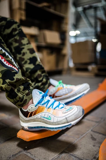 Nike Air Max 98 NYC by Gabriel Serrano - on feet